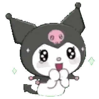 Cartoon Character with Skull and Pink Nose
