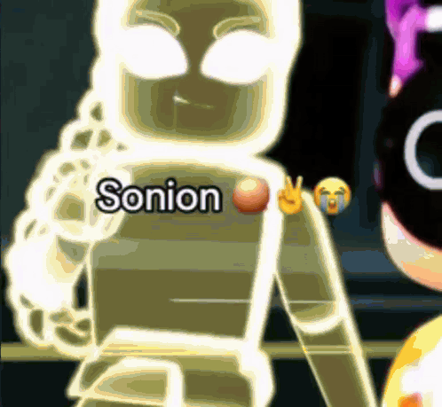 Cartoon Character with Sonion on Chest