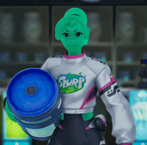 Cartoon Character with Sturp on Shirt