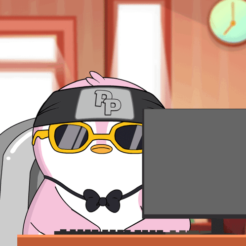 Cartoon Character With Sunglasses and RP Headband