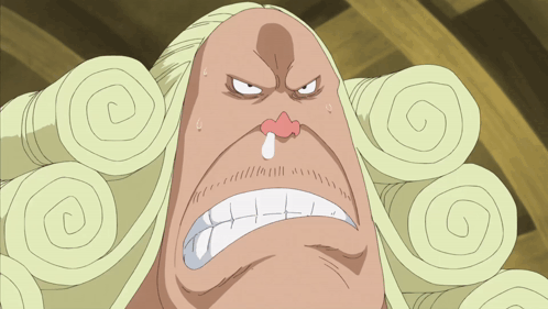 Cartoon Character With Swirl Around Head
