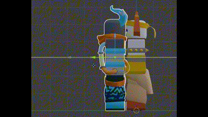 Cartoon Character With Sword GIF