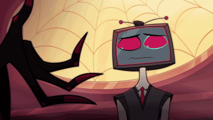 Cartoon Character With Television Head and Tie