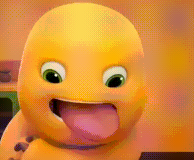 Cartoon Character With Tongue Out