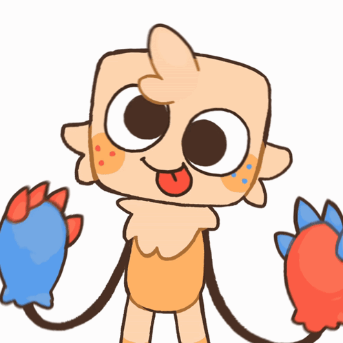 Cartoon Character With Tongue Out