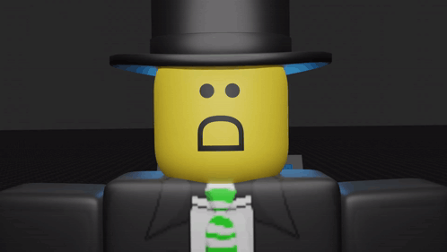Cartoon Character with Top Hat and Letter D on Face