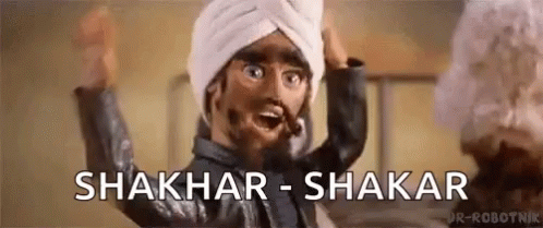 Cartoon Character With Turban Funny Face Shakhar Shakar