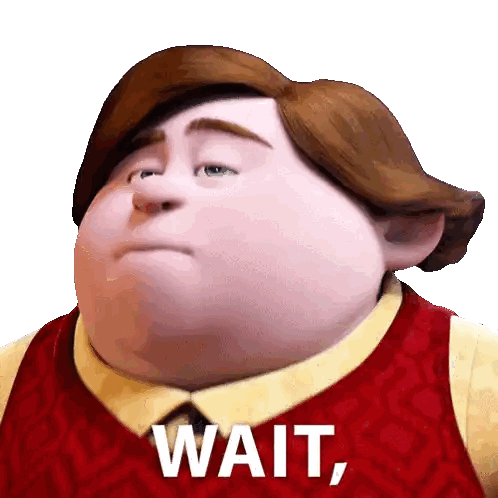 Cartoon Character With Wait On Chest