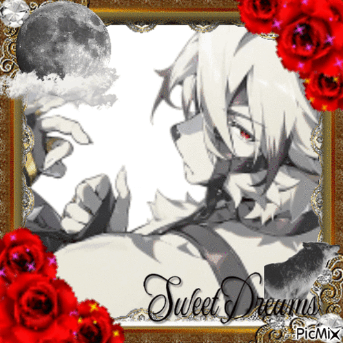 Cartoon Character With White Hair And Black Mask GIF