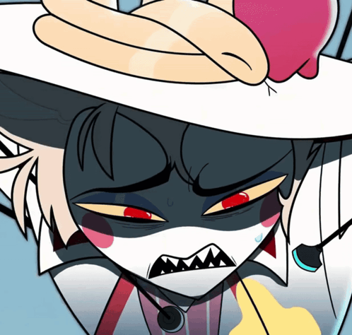 Cartoon Character With White Hat And Microphone GIF