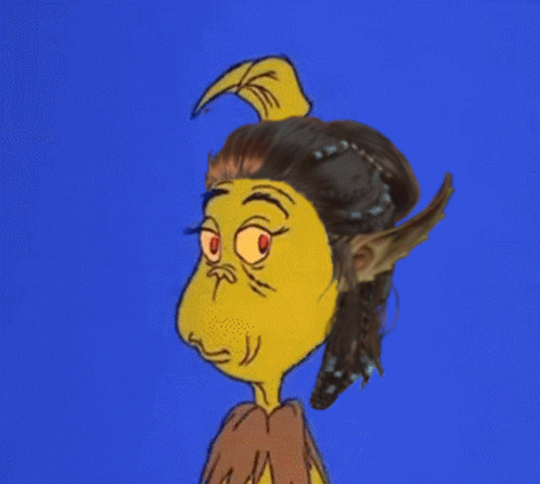 Cartoon Character With Yellow Face And Horns GIF