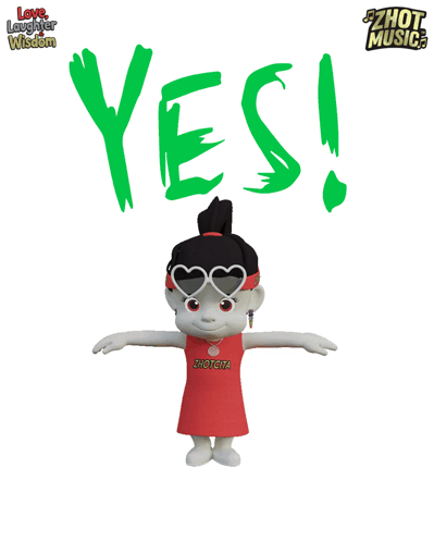 Cartoon Character With Yes GIF