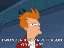 Cartoon Character Wondering If Mr Peterson Or MrVP GIF