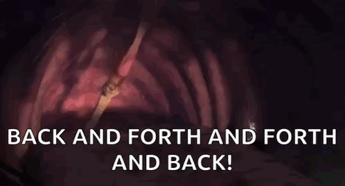 Cartoon Characters Back and Forth