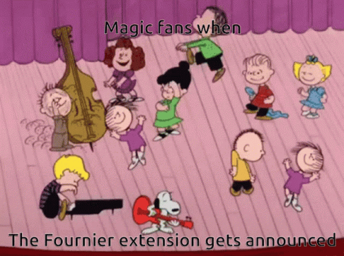Cartoon Characters Dancing Magic Fans When Fournier Extension Gets An GIF