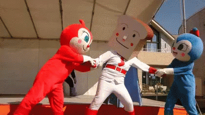 Cartoon Characters Dancing on Stage