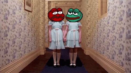 Cartoon Characters Holding Hands