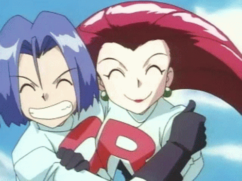 Cartoon Characters Hugging One Wears R Shirt