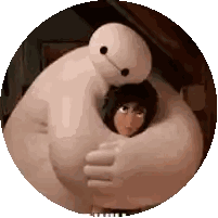 Cartoon Characters Hugging