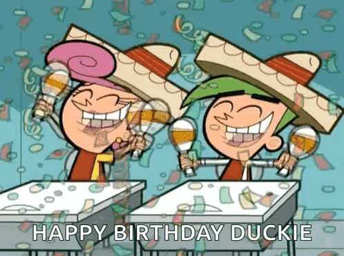 Cartoon Characters in Sombreros Holding Maracas Drinking Beer