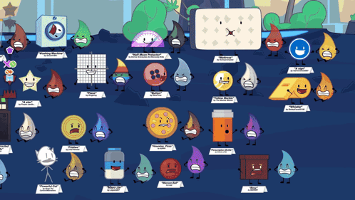 Cartoon Characters Including Star Sign GIF