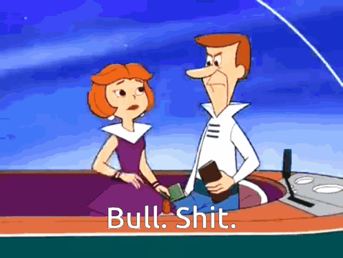 Cartoon Characters Saying Bull Shit GIF