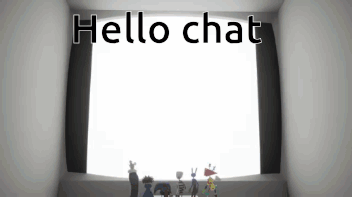 Cartoon Characters Saying Hello Chat GIF