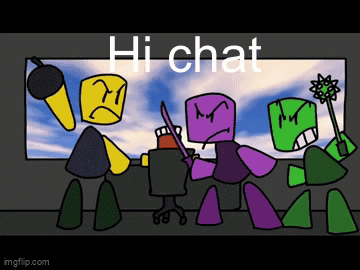 Cartoon Characters Saying Hi Chat