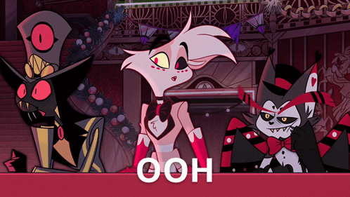 Cartoon Characters Saying Ooh GIF