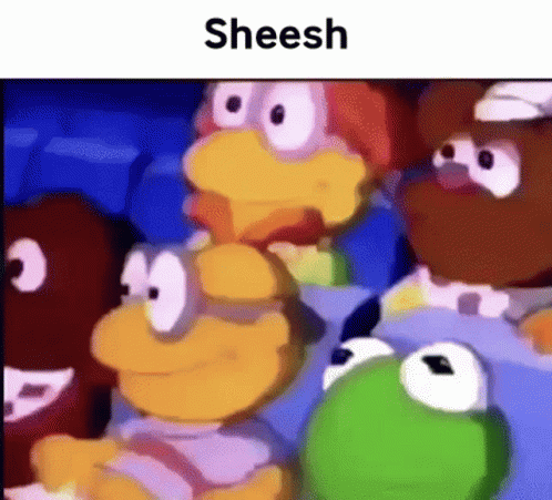 Cartoon Characters Sitting in Movie Theater