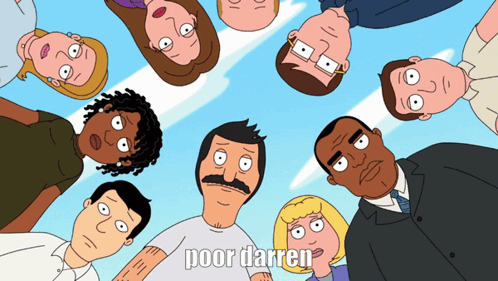 Cartoon Characters Standing In Circle GIF