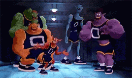 Cartoon Characters Standing Together