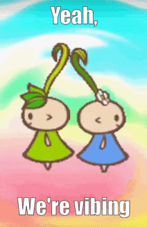Cartoon Characters Vibing
