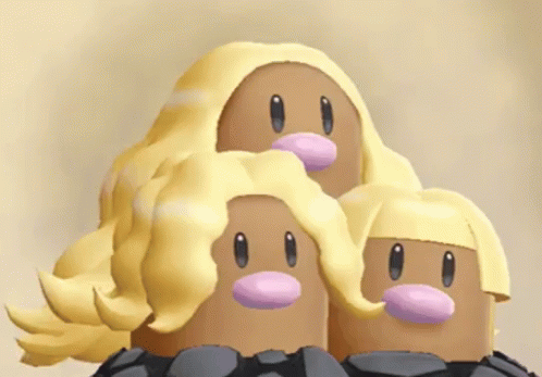 Cartoon Characters With Blonde Hair and Pink Noses