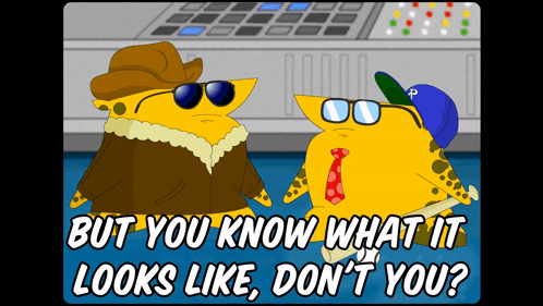 Cartoon Characters With Caption