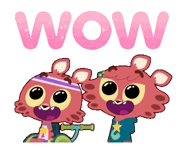 Cartoon Characters With Wow