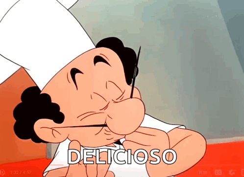 Cartoon Chef Delicioso