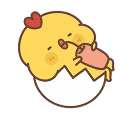 Cartoon Chicken Laying Egg Drinking Bottle