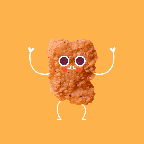 Cartoon Chicken Nugget Meme Dancing GIF