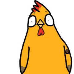 Cartoon Chicken Saying What