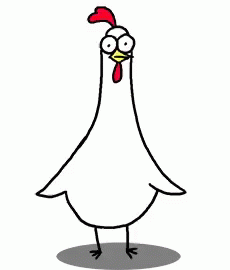 Cartoon Chicken With Safe