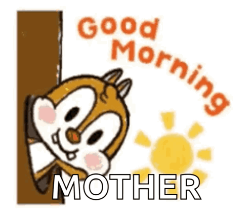 Cartoon Chipmunk Peeking Behind Tree
