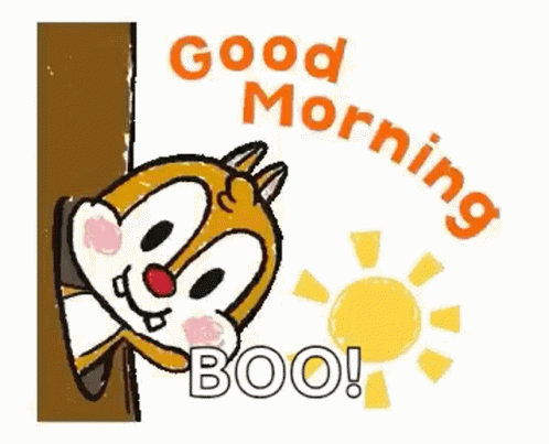 Cartoon Chipmunk Peeking From Behind Tree Trunk GIF