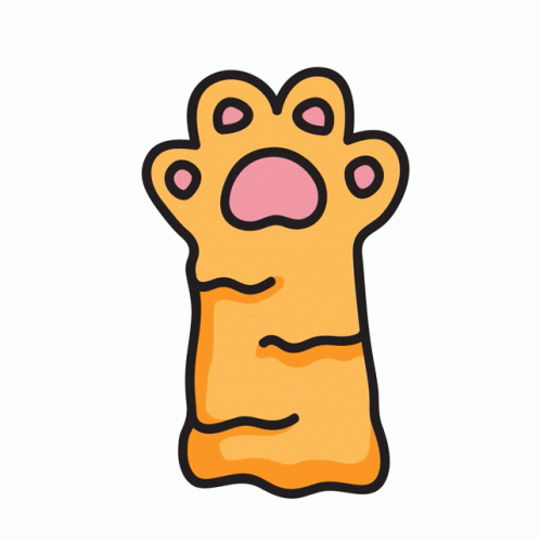 Cartoon Claw Scratches Cat Paw GIF