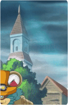 Cartoon Clock Tower