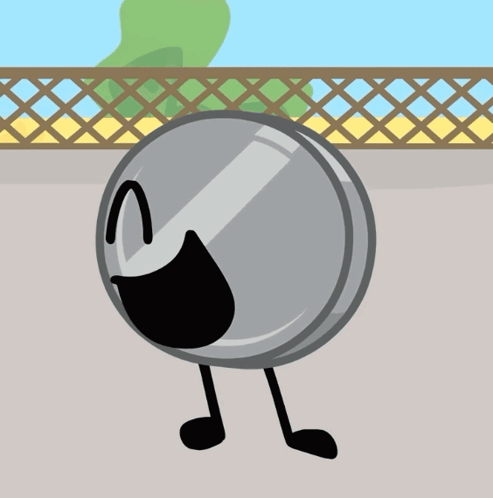 Cartoon Coin with Face and Limbs