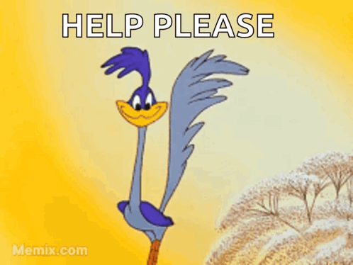 Cartoon Coyote Holding Hi Sign