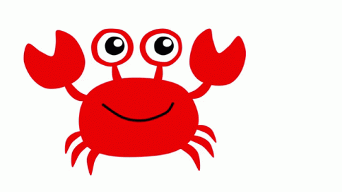 Cartoon Crab Saying Meeeoww Mrrp