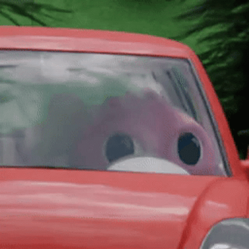 Cartoon Crazy Driving GIF