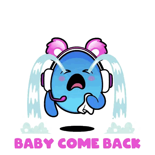 Cartoon Crying Baby Come Back